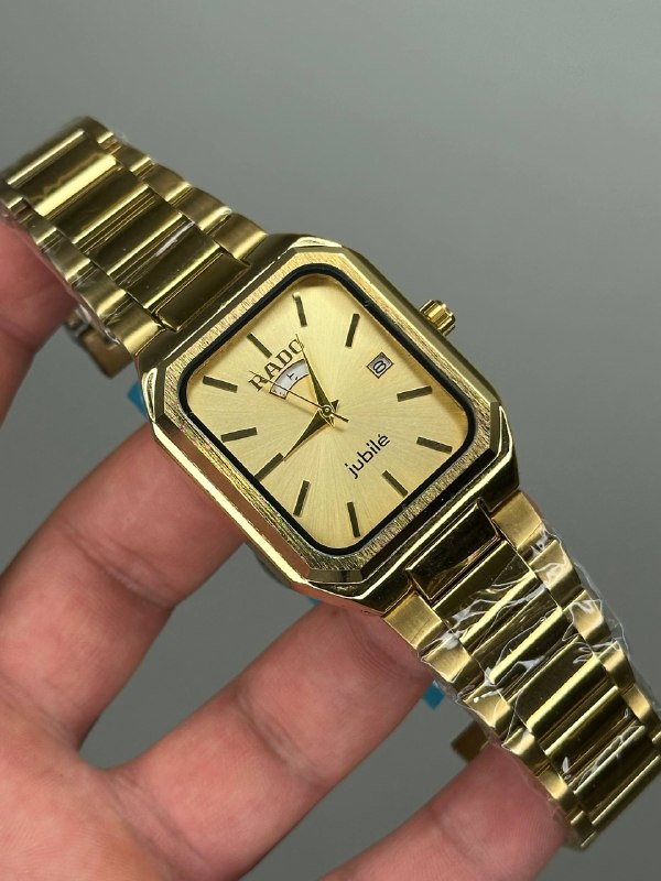 [TG-24127-e5478417] ساعة رادو ذهبي مربعة