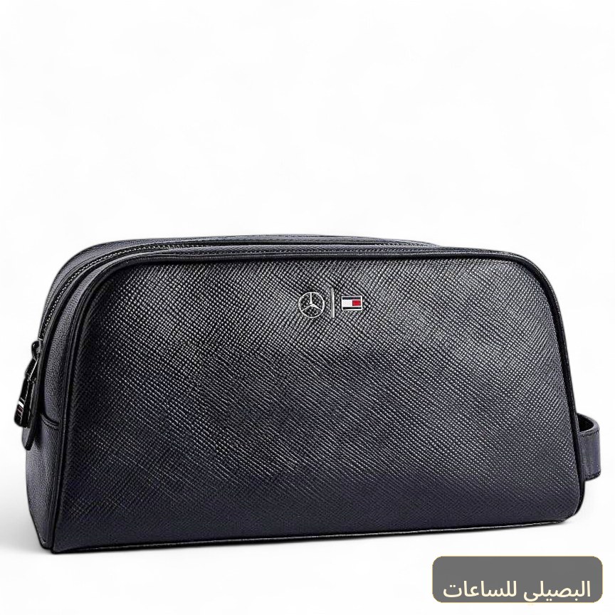 شنطة يد تومي هيلفيغير رجالي باللون الأسود