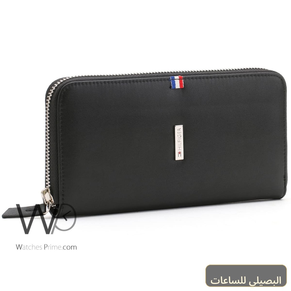 [L8651] محفظة كوتش حريمي جلد أسود بسحاب موديل F53834