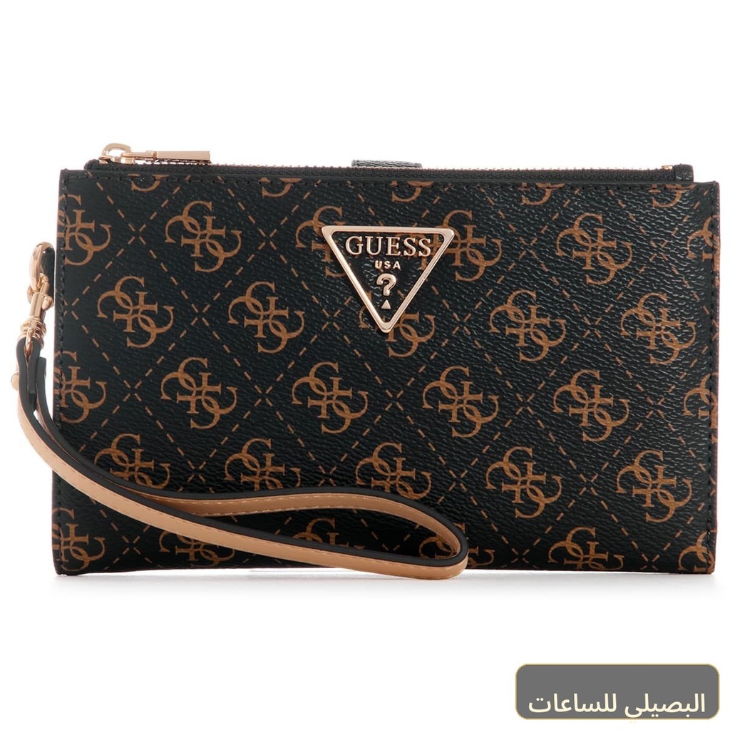 محفظة كالفن كلاين حريمي جلد طبيعي بني L8754