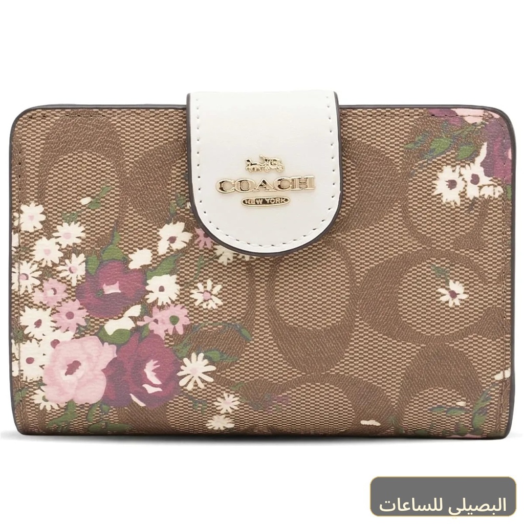 محفظة تومي هيلفيغر حريمي جلد طبيعي لون كحلي L8551