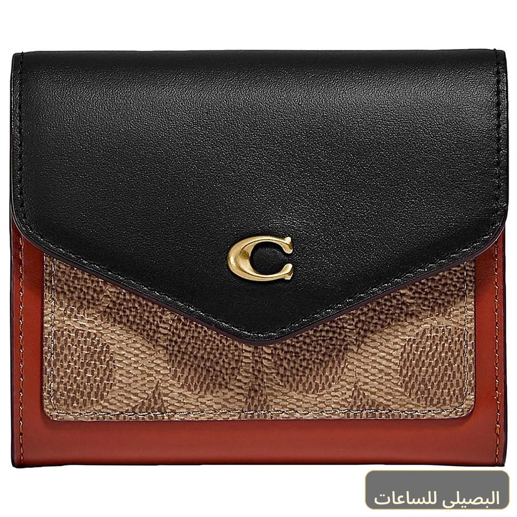 [L8385] محفظة كوتش حريمي سيجنتشر بنقشة القلوب والزهور C7653