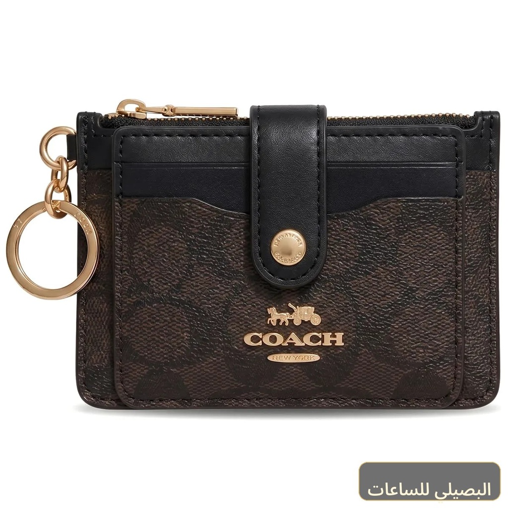 محفظة كروت كوتش Coach حريمي سيجنتشر موديل C7398