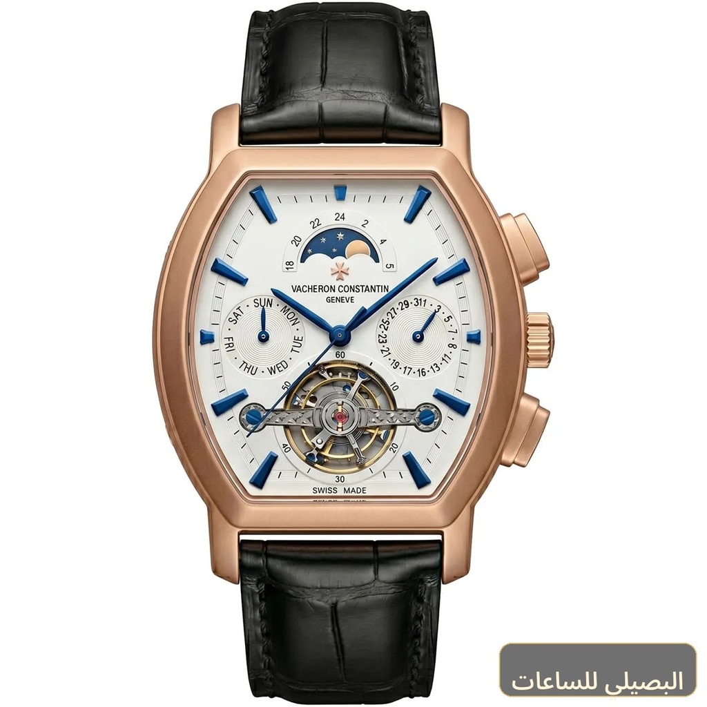 [4810] ساعة فاشيرون كونستانتين Vacheron Constantin رجالي توربيون وأطوار القمر