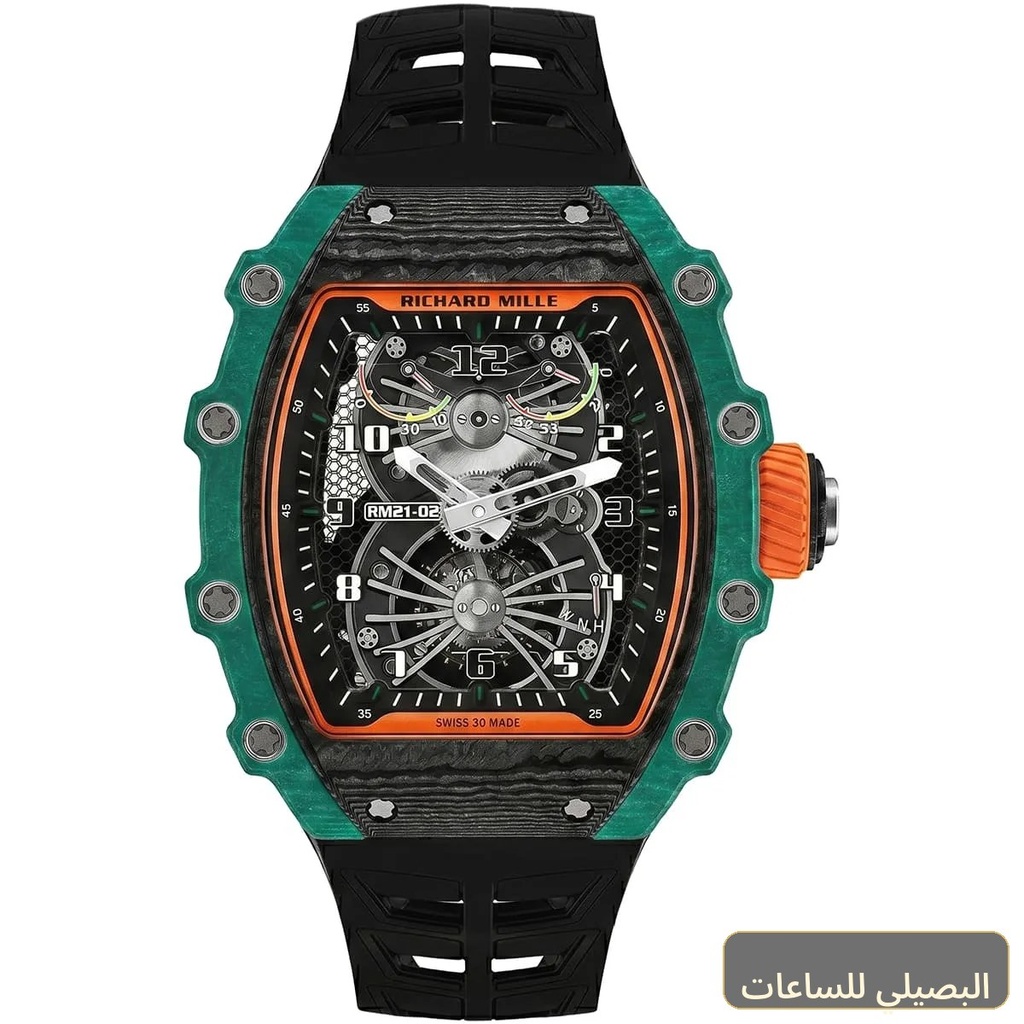 ساعة ريشارد ميل Richard Mille رجالي كربون RM 21-02