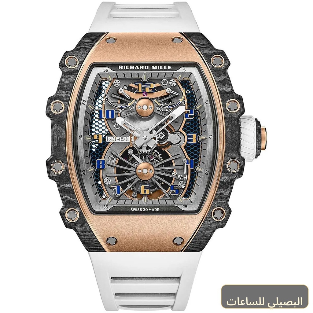 [4419] ساعة ريشارد ميل Richard Mille رجالي كربون RM 21-01 إصدار محدود
