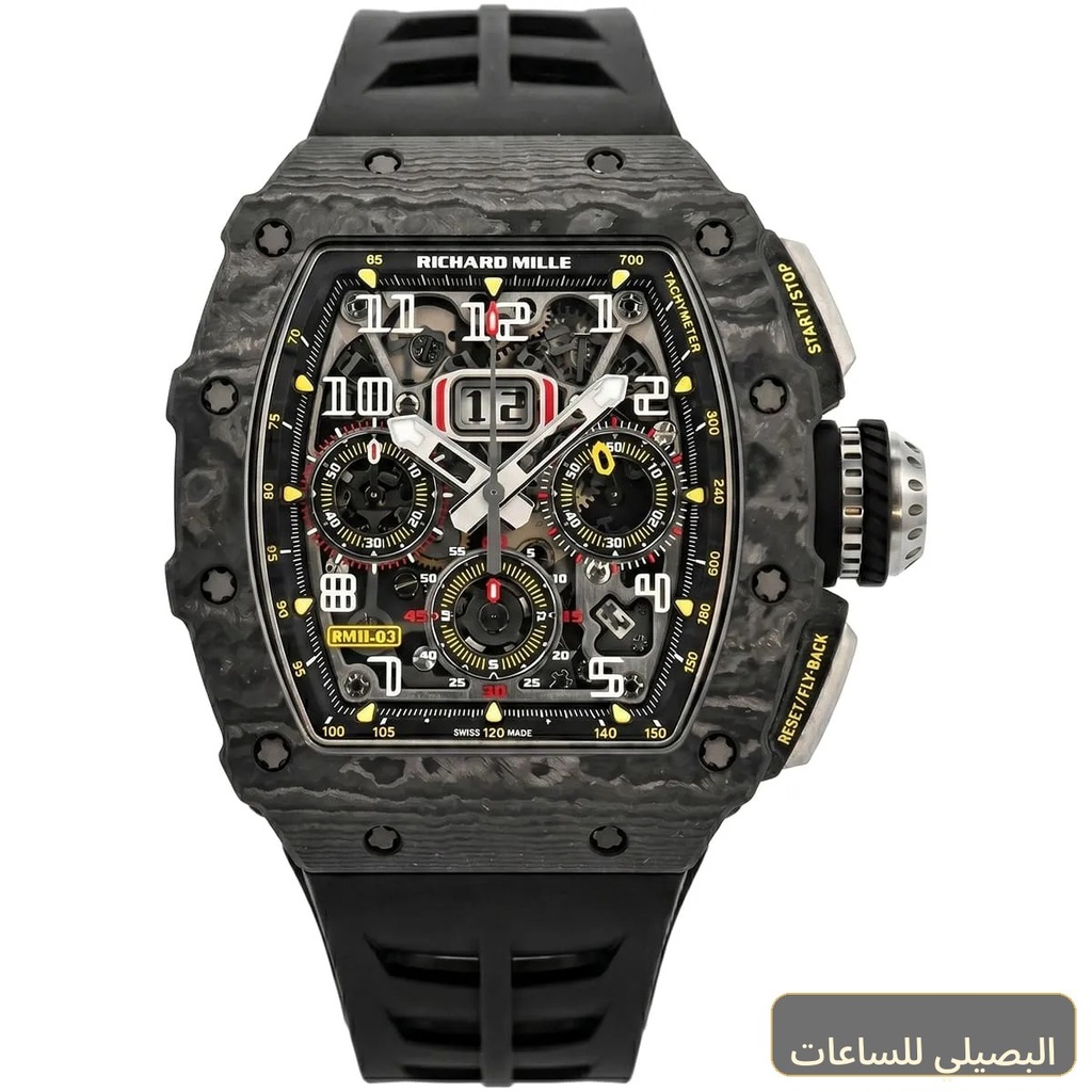 [4423] ساعة ريشارد ميل Richard Mille رجالي RM 35-02 رافائيل نادال كربون