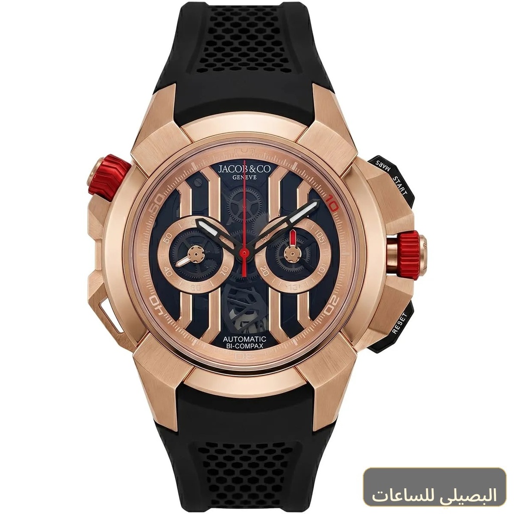 [4721] ساعة جاكوب آند كو إبيك إكس كرونو هيكلية للرجال