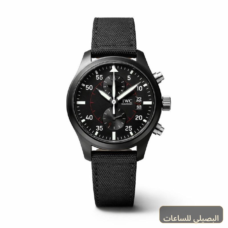 [62869] ساعة IWC Pilot’s TOP GUN من السيراتانيوم الأسود