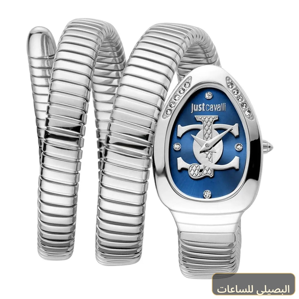 [57912] ساعة جاست كفالي للنساء ستانلس ستيل موديل jc1L228M0025